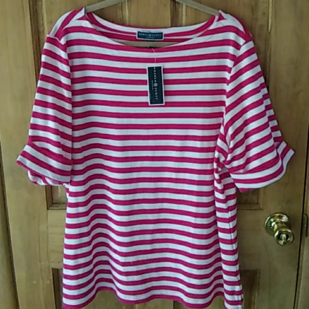 Rose Striped Blouse